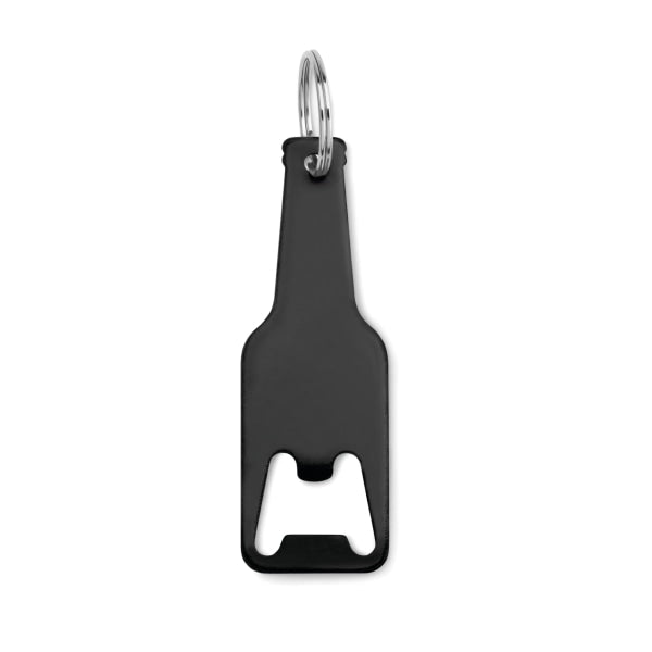 Porte-Clés Decapsuleur En Alu Botelia Personnalisable Noir Accessoires