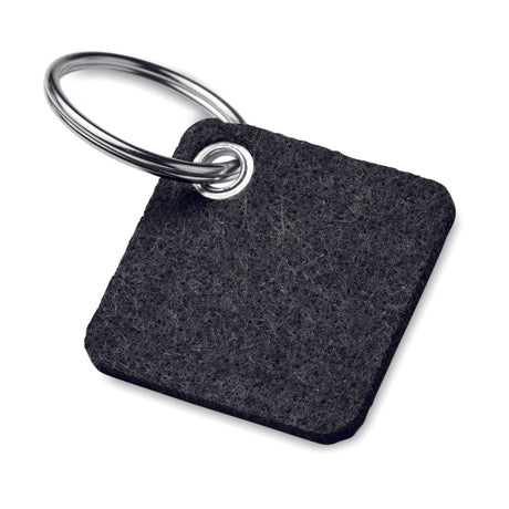 Porte-Clés En Feutre Rpet Aukio Personnalisable Gris Portes-Clés