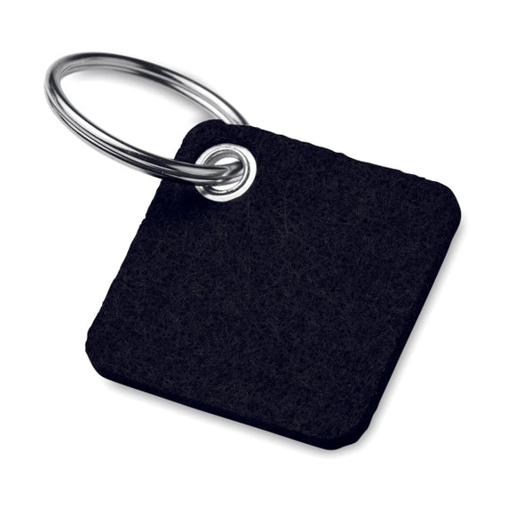 Porte-Clés En Feutre Rpet Aukio Personnalisable Noir Portes-Clés