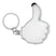 Porte-Clés En Forme De Pouce Gioia Personnalisable White Portes-Clés