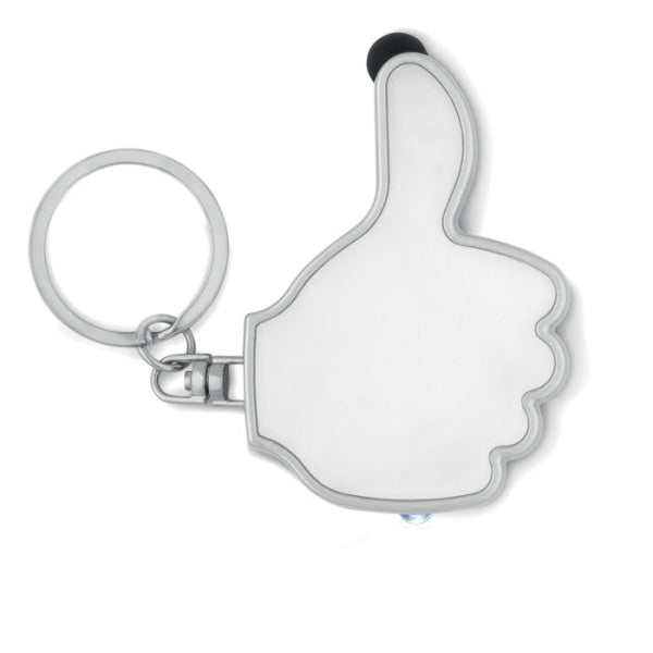 Porte-Clés En Forme De Pouce Gioia Personnalisable White Portes-Clés