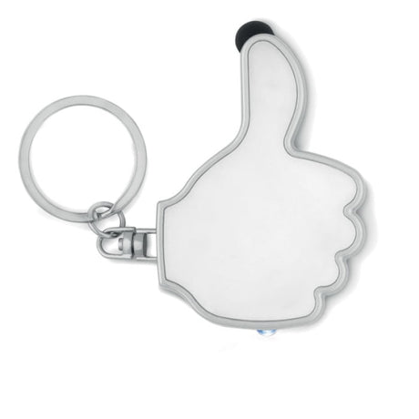 Porte-Clés En Forme De Pouce Gioia Personnalisable White Portes-Clés
