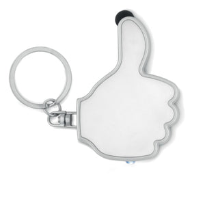 Porte-Clés En Forme De Pouce Gioia Personnalisable White Portes-Clés