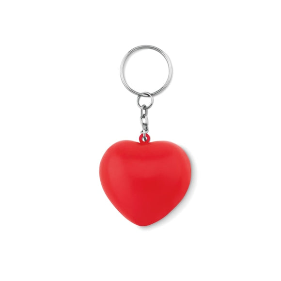 Porte-Clés En Pu Forme Cur Lovy Ring Personnalisable Red Portes-Clés