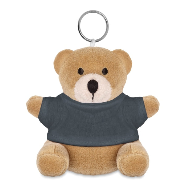Porte Clés Nounours Nil Personnalisable Grey Peluches