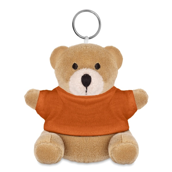 Porte Clés Nounours Nil Personnalisable Orange Peluches