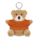 Porte Clés Nounours Nil Personnalisable Orange Peluches