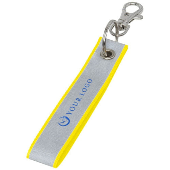 Porte-clés réfléchissant Holgerpersonnalisable avec logo
