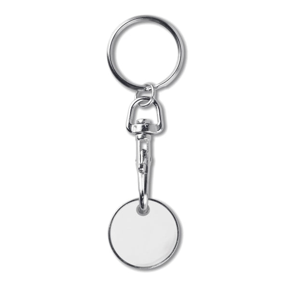 Porte-Clés ( Uro) Tokenring Personnalisable White Portes-Clés