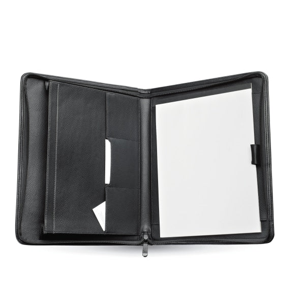 Porte Doc. A4 Cuir Reconst. Conference Personnalisable Black Conférenciers