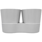 Pot De Cuisine Double Herbs Personnalisable Gris Maison Et