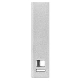 Power Bank En Aluminium Poweralu Personnalisable Silver Powerbanks