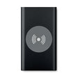 Powerbank Sans Fil 4000Mah. Power&Wireless Personnalisable Black Powerbanks