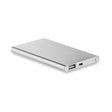 Powerbank Ultra Plat 4000 Mah Powerflat Personnalisable Silver Powerbanks