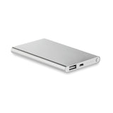Powerbank Ultra Plat 4000 Mah Powerflat Personnalisable Silver Powerbanks