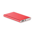 Powerbank Ultra Plat 4000 Mah Powerflat Personnalisable Red Powerbanks