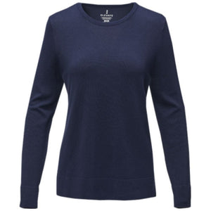 Pull à col ras du cou Merrit pour femmepersonnalisable avec logo