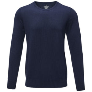 Pull à col ras du cou Merrit pour hommepersonnalisable avec logo