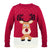 Pull De Noël L/Xl Shimas Personnalisable Red Textile