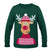 Pull De Noël L/Xl Shimas Personnalisable Green Textile