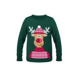 Pull De Noël S/M Shimas Personnalisable Green Textile