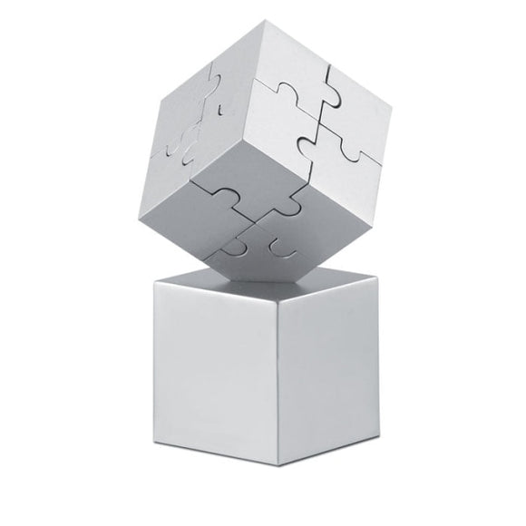 Puzzle 3D Kubzle Personnalisable Silver Accesoires De Bureau