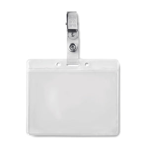 Pvc Badge Holder Clipbadge Personnalisable Transparent Accessoires