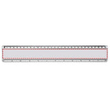 Règle En Plastique Ellison 30 Cm Avec Insertion De Papier Décoratif Personnalisable Papeterie