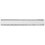 Règle Refari De 30 Cm En Plastique Recyclé Personnalisable Blanc Blocs-Notes Et Essentiels Pour Le