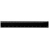 Règle Refari De 30 Cm En Plastique Recyclé Personnalisable Noir Blocs-Notes Et Essentiels Pour Le