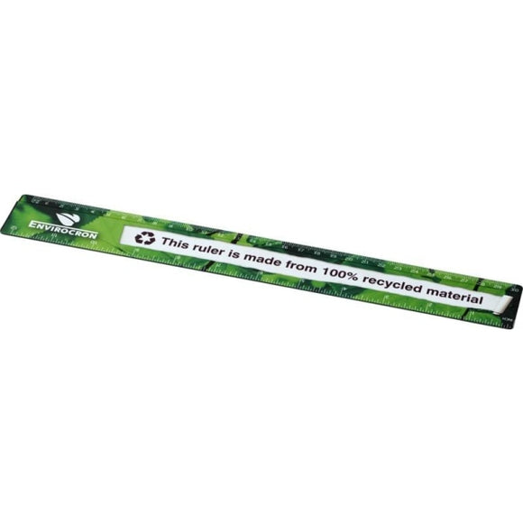 Règle Terran 30 Cm 100 % Plastique Recyclé Papeterie