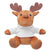 Renne En Peluche Avec Capuche Rudolph Personnalisable White Peluches