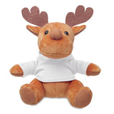 Renne En Peluche Avec Capuche Rudolph Personnalisable White Peluches