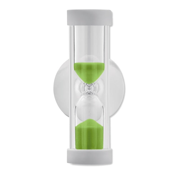 Sablier (4 Min) Avec Ventouse Quickshower Personnalisable Lime Soins De La Personne