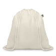 Sac À Cordelette En Coton Bio Organic Hundred Personnalisable Beige Sacs Dos & De Plein Air