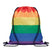 Sac À Cordon Arc-En-Ciel Rpet Bow Personnalisable Multicolour Sacs Dos & De Plein Air