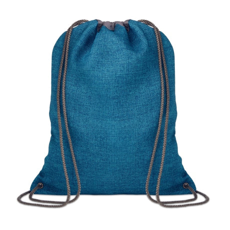 Sac À Cordon Chiné Tocayo Personnalisable Blue Sacs Dos & De Plein Air