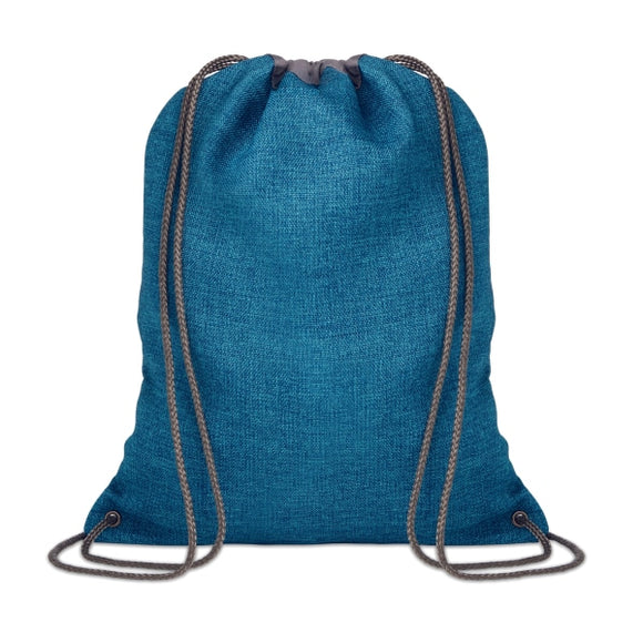 Sac À Cordon Chiné Tocayo Personnalisable Blue Sacs Dos & De Plein Air