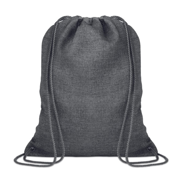 Sac À Cordon Chiné Tocayo Personnalisable Grey Sacs Dos & De Plein Air