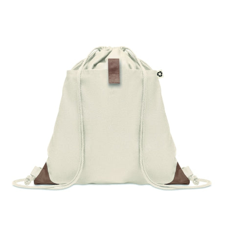 Sac À Cordon En Coton Recyclé Panda Bag Personnalisable Beige Sacs Dos & De Plein Air