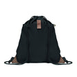 Sac À Cordon En Coton Recyclé Panda Bag Personnalisable Black Sacs Dos & De Plein Air