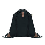 Sac À Cordon En Coton Recyclé Panda Bag Personnalisable Black Sacs Dos & De Plein Air