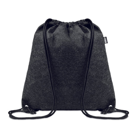 Sac À Cordon En Feutre Rpet Indico Personnalisable Gris Sacs Dos & De Plein Air