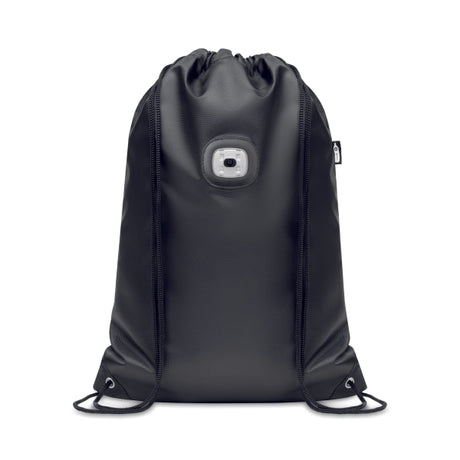 Sac À Cordon Rpet Avec Lampe Urbancord Personnalisable Noir Sacs Dos & De Plein Air
