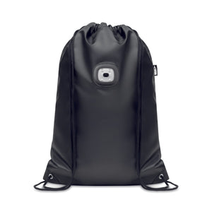 Sac À Cordon Rpet Avec Lampe Urbancord Personnalisable Noir Sacs Dos & De Plein Air