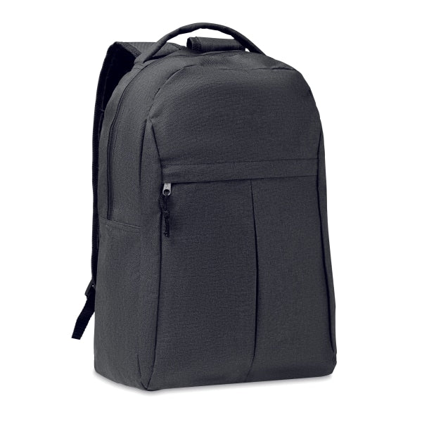 Sac À Dos 600D Rpet 2 Tons Siena Personnalisable Black Sacs & De Plein Air