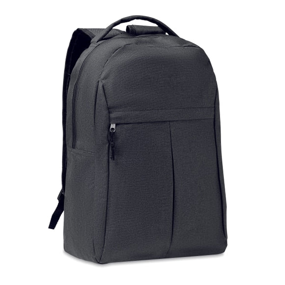 Sac À Dos 600D Rpet 2 Tons Siena Personnalisable Black Sacs & De Plein Air