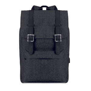 Sac À Dos En Polyester 600D Riga Personnalisable Noir Sacs Business