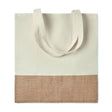 Sac À Provisions Avec Jute. India Tote Personnalisable Beige Sacs Shopping