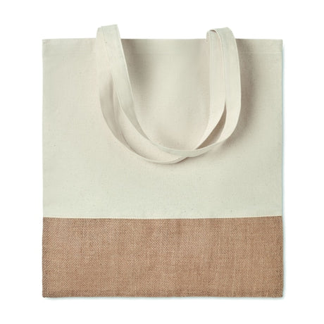 Sac À Provisions Avec Jute. India Tote Personnalisable Beige Sacs Shopping